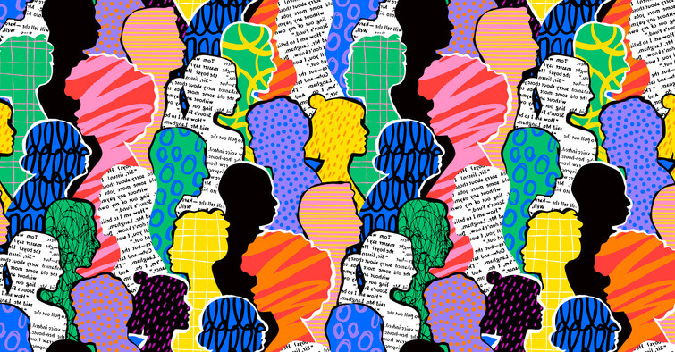 A vibrant pattern featuring a variety of shapes and colors, creating a visually striking and dynamic design.